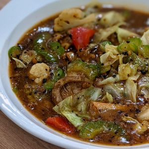 Black Bean Sauce Hor Fun at Yes Natural Restaurant 悦意坊 in Central Singapore