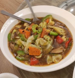 Black Bean Sauce Hor Fun 👍 at Yes Natural Restaurant 悦意坊 in Central Singapore