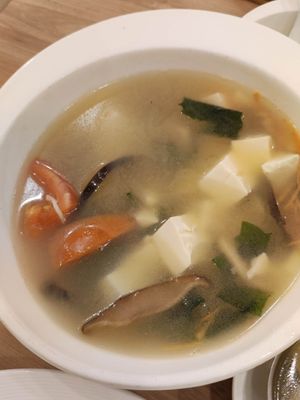 Seaweed Tofu Soup at Yes Natural Restaurant 悦意坊 in Central Singapore