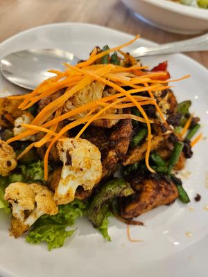 Kung-fu Eggplant ~ 1/4/24 at Yes Natural Restaurant 悦意坊 in Central Singapore