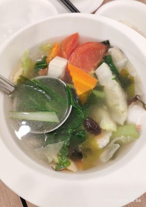 Harmony of Harvest Soup 白玉蔬菜汤 - 31/10/2024 at Yes Natural Restaurant 悦意坊 in Central Singapore