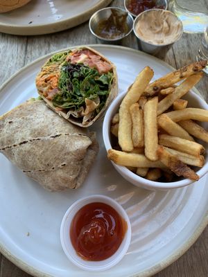 Buffalo Wrap  at Fresh on Spadina in Toronto