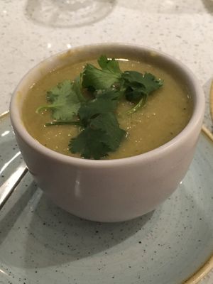Broccoli Cheeze Soup  at Fresh on Spadina in Toronto