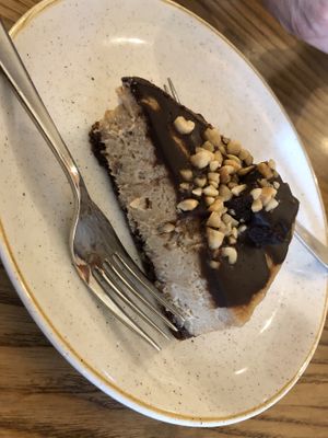 Chocolate Peanut Butter Cheesecake. An absolute must!!  at Fresh on Spadina in Toronto