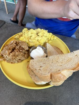 Tofu scramble   at Vibe in Hilo