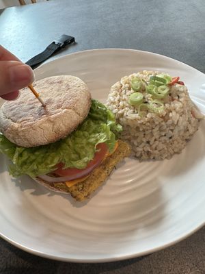 Vegan Breakfast Sandwich  at Vibe in Hilo