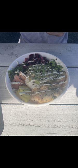 Poke bowl  at Vibe in Hilo