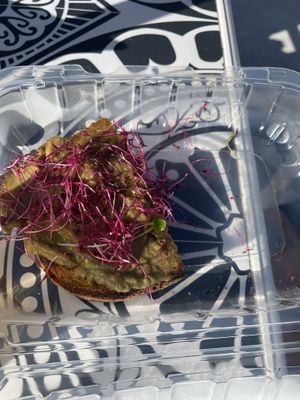 Avocado toast  at Vibe in Hilo