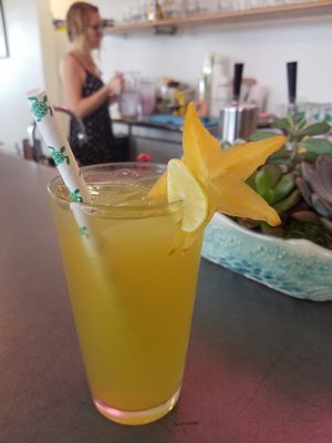 Green tea at Vibe in Hilo