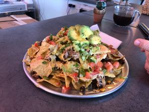 Jackfruit nachos  at Vibe in Hilo
