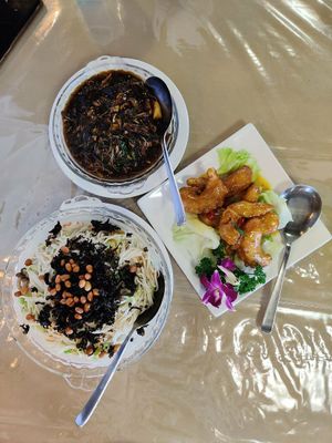 lol i forgot what those dishes are called at Eight Treasures Vegetarian 八宝素食馆 in Central Singapore