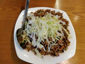 Olive fries rice at Eight Treasures Vegetarian 八宝素食馆 in Central Singapore