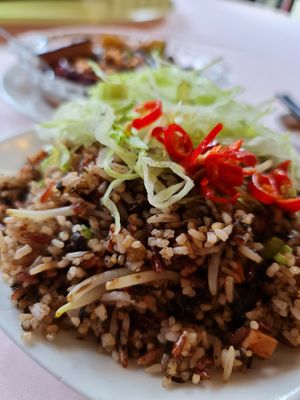 All time favourite ~ Olive Fried Rice  ~ 3/10/ 21 at Eight Treasures Vegetarian 八宝素食馆 in Central Singapore