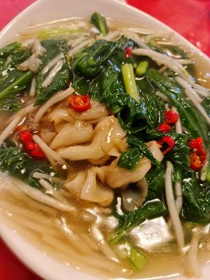 Signature Hor Fun without mock ~ 6/10/21 at Eight Treasures Vegetarian 八宝素食馆 in Central Singapore