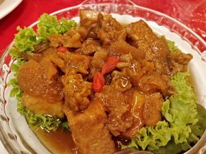 Wang Er bamboo bean curd at Eight Treasures Vegetarian 八宝素食馆 in Central Singapore