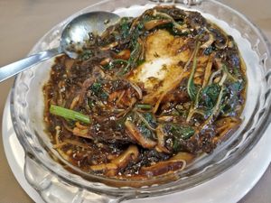 eight treasures beancurd at Eight Treasures Vegetarian 八宝素食馆 in Central Singapore