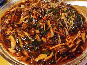 Eight treasure Beancurd 八宝豆腐 at Eight Treasures Vegetarian 八宝素食馆 in Central Singapore