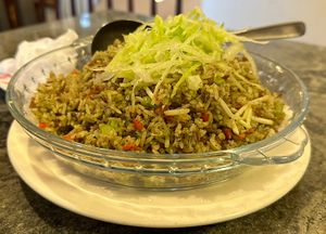 Fried rice   at Eight Treasures Vegetarian 八宝素食馆 in Central Singapore