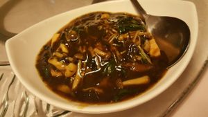 Mushroom with Tofu at Eight Treasures Vegetarian 八宝素食馆 in Central Singapore
