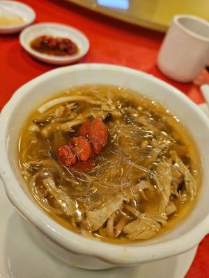 Signature Shark Fin ~ 5/9/23 at Eight Treasures Vegetarian 八宝素食馆 in Central Singapore