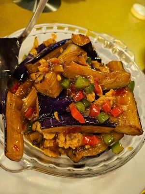 Omnimeat Eggplant ~ 5/9/23 at Eight Treasures Vegetarian 八宝素食馆 in Central Singapore