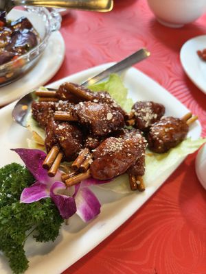 Marmite ribs Feb 25 at Eight Treasures Vegetarian 八宝素食馆 in Central Singapore