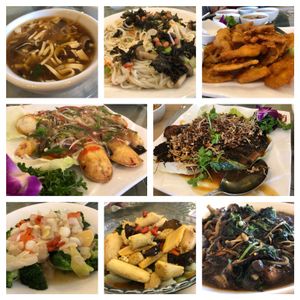 Amazing food!  at Eight Treasures Vegetarian 八宝素食馆 in Central Singapore