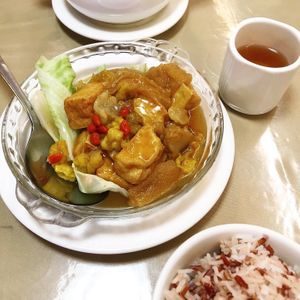 bamboo pith at Eight Treasures Vegetarian 八宝素食馆 in Central Singapore