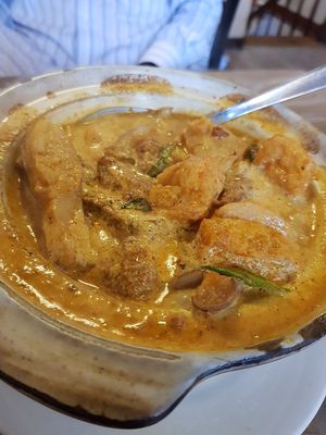 Curry mutton with mixed vege at Eight Treasures Vegetarian 八宝素食馆 in Central Singapore