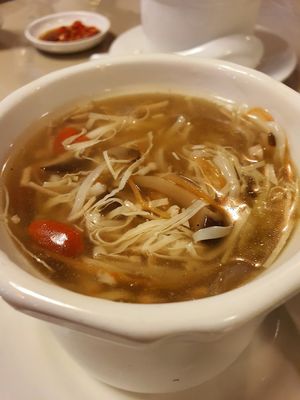 Shark fin at Eight Treasures Vegetarian 八宝素食馆 in Central Singapore