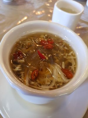 Mini pot vege shark fin ~ Circuit Breaker Period Phrase 2 at Eight Treasures Vegetarian 八宝素食馆 in Central Singapore