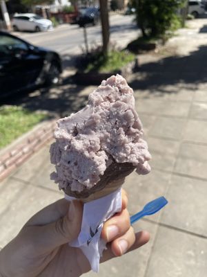 Banana - Açaí - Blueberry ice cream  at Pishko Qenti in Tigre
