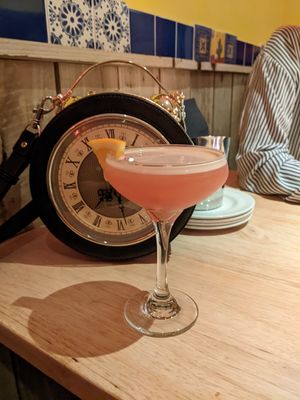 Sherbet dip cocktail (vegan) at Bar eS Ambleside in Ambleside