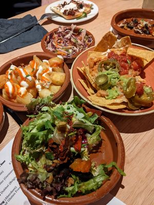 Vegan dishes at Bar eS Ambleside in Ambleside