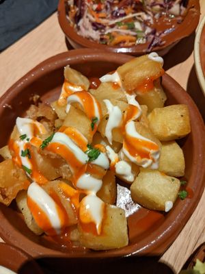 Patatas bravas at Bar eS Ambleside in Ambleside