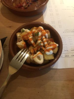 Patatas Bravas  at Bar eS Ambleside in Ambleside