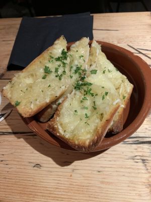  Vegan garlic and cheese bread  at Bar eS Ambleside in Ambleside