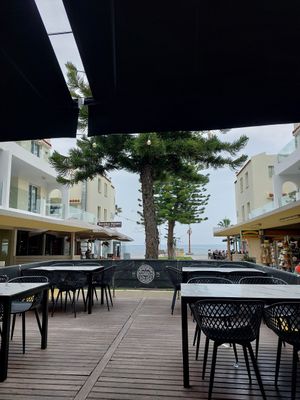 Boulevard view at Pizza Express in Paphos