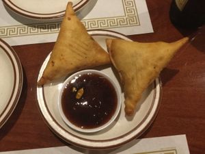 Samosas  at Priya Indian Cuisine in Chico