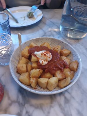 Patatas bravas at Salt House Tapas in Liverpool