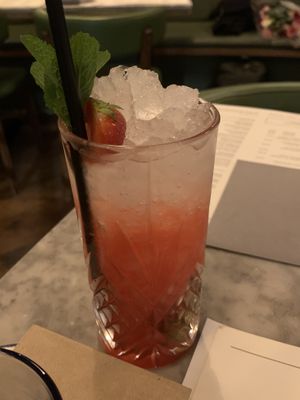 Strawberry no-jito (without honey)   at Salt House Tapas in Liverpool