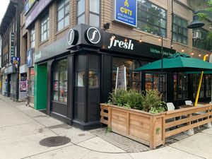 Store Front at Fresh Kitchen + Juice Bar in Toronto