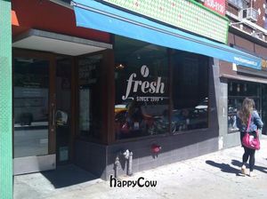 outside at Fresh Kitchen + Juice Bar in Toronto