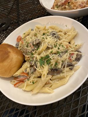 Mushroom Penne at Leaf and Seed in Toledo