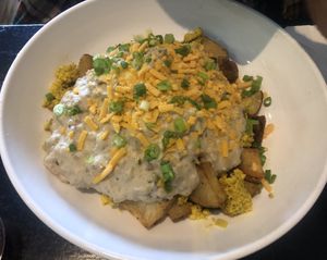 Biscuit bowl  #Veganuary at Leaf and Seed in Toledo