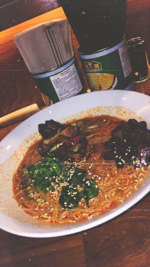 Vegan ramen💚 at Tampopo in Salmiya