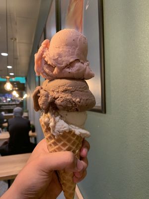 OG Berries, Chocolate, and Vanilla. 3 of their newest Soy-Free flavors at Hug Life in Orange