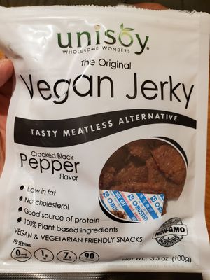 Great vegan jerky for sale here too! at Hug Life in Orange