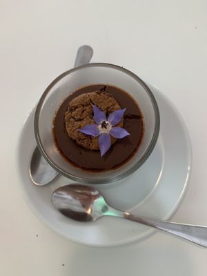 Vegan chocolate cream dessert  at La Verduleria in Tenerife