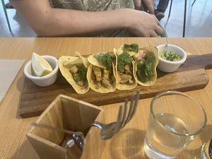 Jackfruit tacos   at La Verduleria in Tenerife